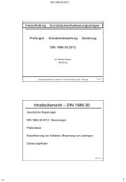 Inhaltsübersicht – DIN 1986-30