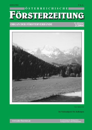 2/2004 - Der Verband Österreichischer Förster