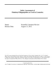Download PDF - Cosmetic Ingredient Review