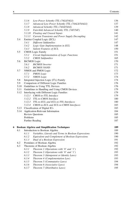 Digital Electronics: Principles, Devices and Applications