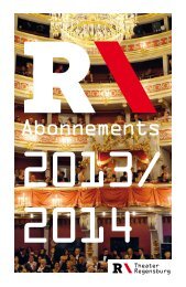 ABO 2013/14 - Theater Regensburg