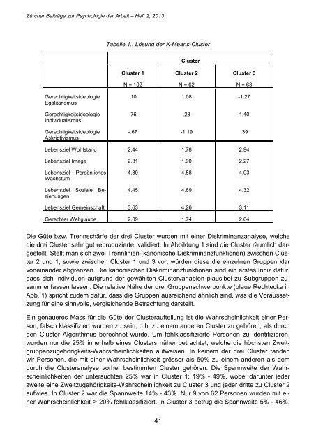 Zürcher Beiträge zur Psychologie der Arbeit - PdA - ETH Zürich