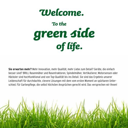 The green side of life. - Brill