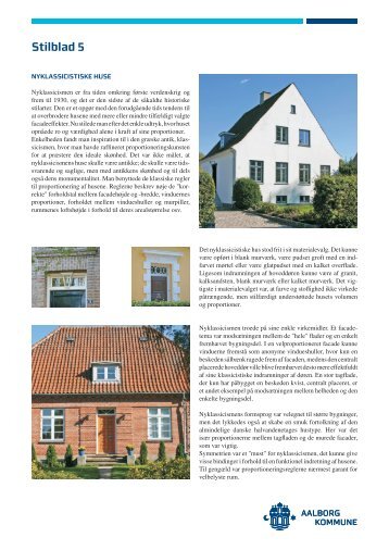 5. Nyklassicistiske huse - Aalborg Kommune