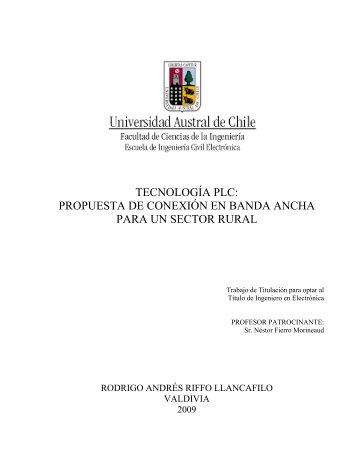 tecnología plc - CyberTesis UACh - Universidad Austral de Chile