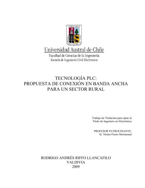tecnología plc - CyberTesis UACh - Universidad Austral de Chile