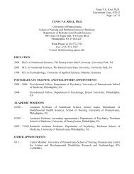 Tanja V.E. Kral, Ph.D. Curriculum Vitae, 9/2012 Page 1 of 13 TANJA ...