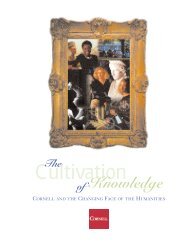 The Cultivation of Knowledge - Cornell University