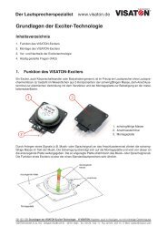 Grundlagen der Exciter-Technologie (PDF; 349 KB) - Visaton