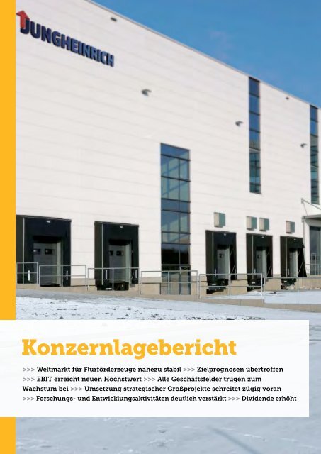 Geschäftsbericht 2012 - Jungheinrich