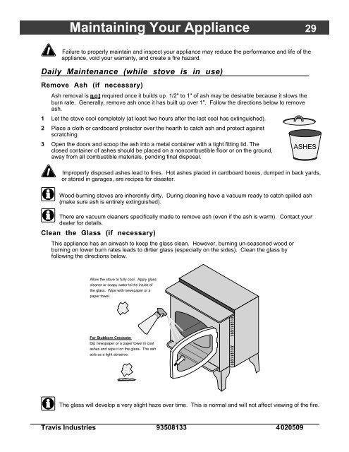 Pendleton (745-790) Owner's Manual - Avalon