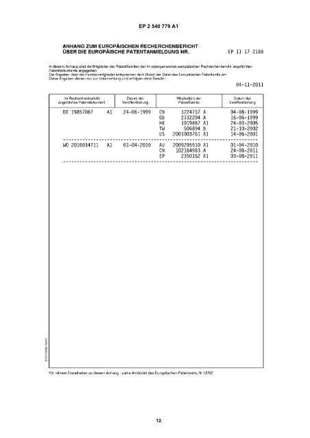 Durch Thermoformen oder Spritzguss hergestellter ... - Patent data