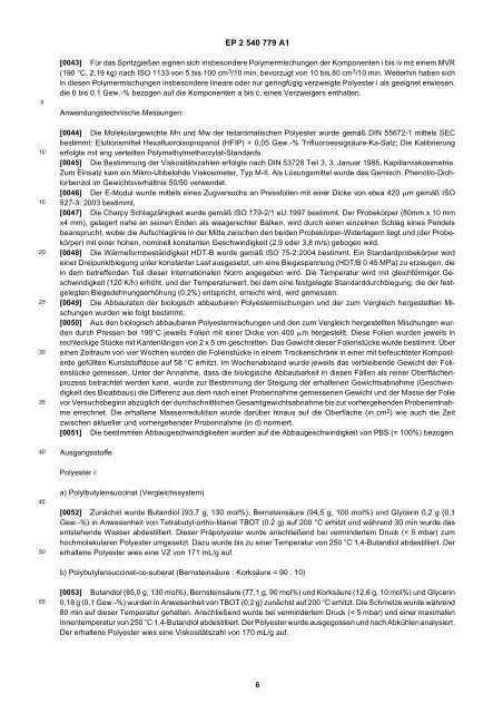 Durch Thermoformen oder Spritzguss hergestellter ... - Patent data