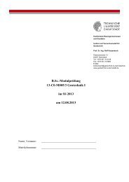 SS 2013 - Institut und Versuchsanstalt für Geotechnik