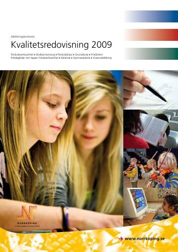 Kvalitetsredovisning 2009 - Norrköpings kommun