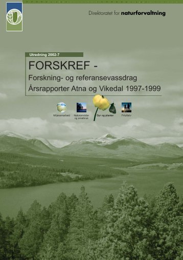 FORSKREF - - Direktoratet for naturforvaltning