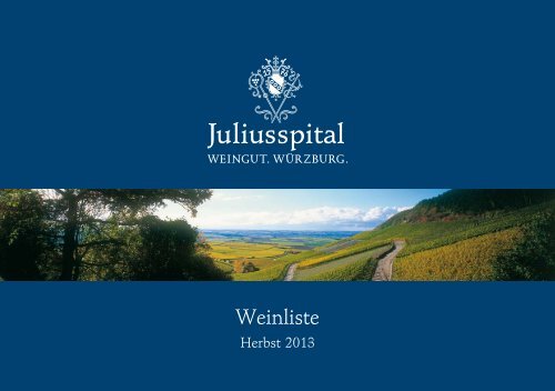 Weinliste - Weingut Juliusspital Würzburg