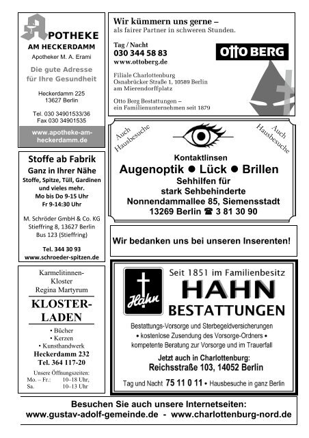 Oktober 2013 - Kirchengemeinde Gustav-Adolf