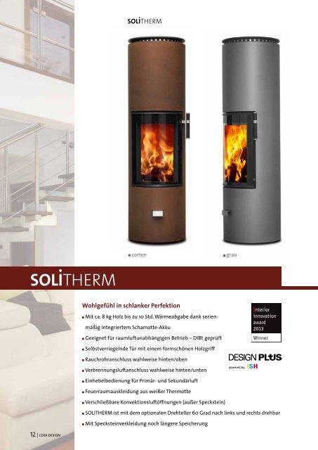 CERA DESIGN - KAMIN innovativ