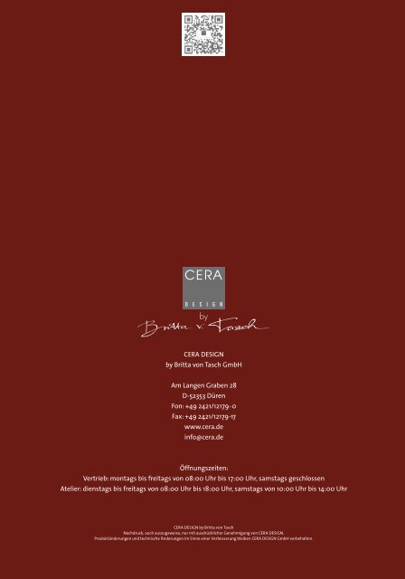 CERA DESIGN - KAMIN innovativ