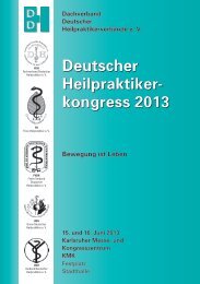 Deutscher Heilpraktikerkongress 2013 - DDH