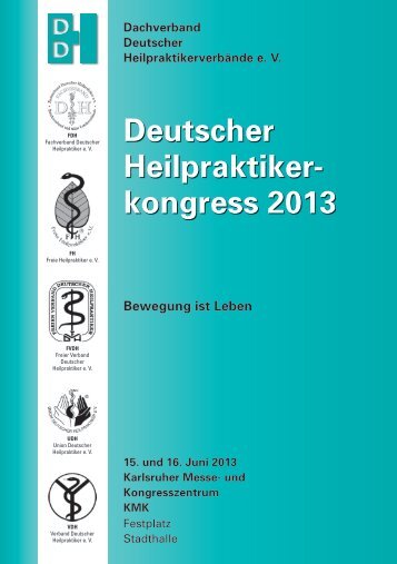 Deutscher Heilpraktikerkongress 2013 - DDH