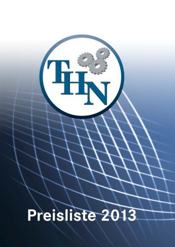 Preisliste 2013 - TH-Niess