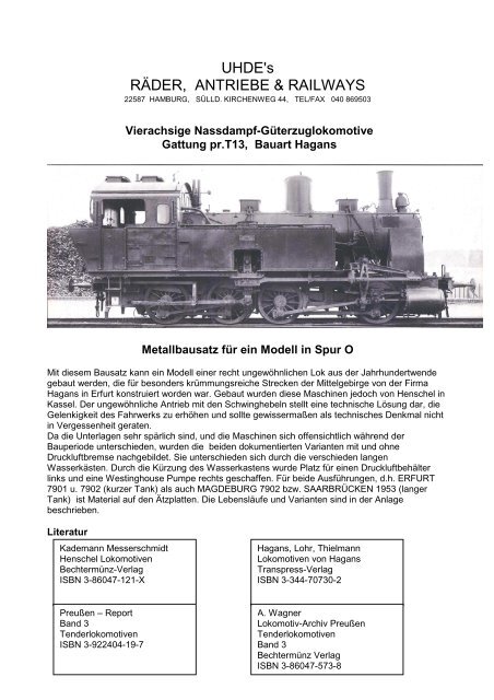 Pr T13 Hagans Baubeschr 6 07 Pdf