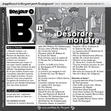 Desordre monstre - Averbode