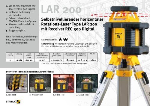 STABILA Katalog