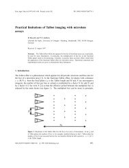 Practical limitations of Talbot imaging with microlens arrays