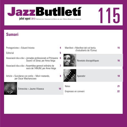 jazz butlleti 115