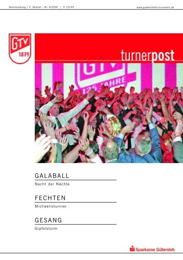 Turnerpost 4 2004 - Gütersloher Turnverein von 1879 eV