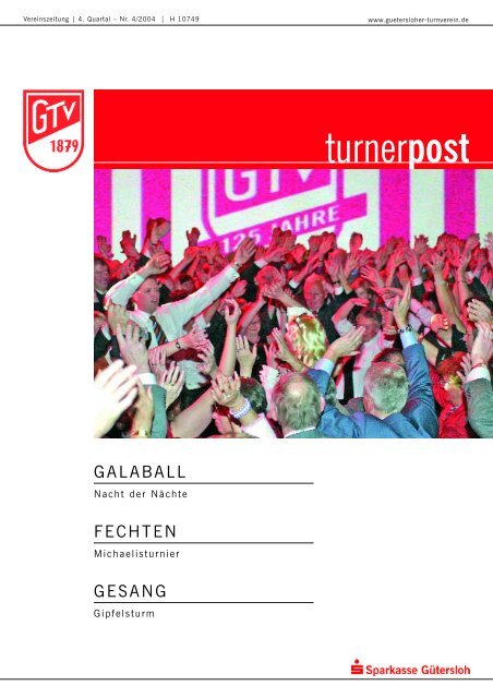 Turnerpost 4 2004 - Gütersloher Turnverein von 1879 eV