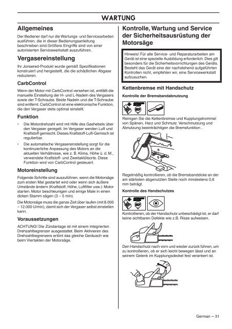 OM, CS 2252, CS 2253, CS 2253WH, 2012-05, DE, SI - Jonsered