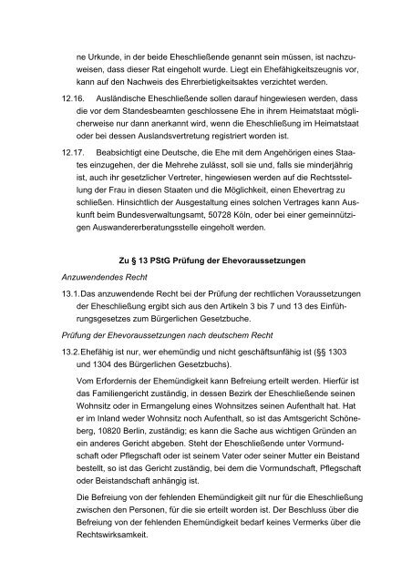 Entwurf einer Allgemeinen Verwaltungsvorschrift zum ...