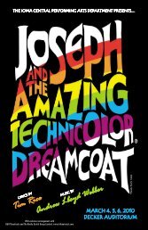 2010 Spring Musical: Joseph and the Amazing Technicolor Dreamcoat