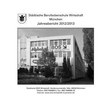 Jahresbericht 2012/2013 - BOS