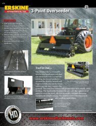 3-Point Overseeder FEATURES - Erskine Attachments