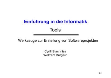 Tools Einführung in die Informatik