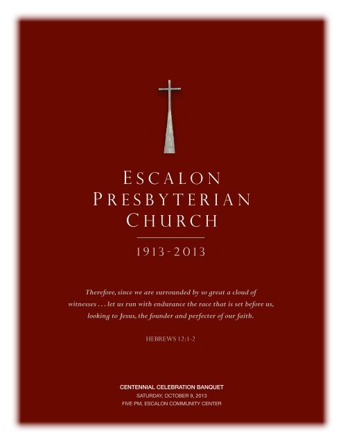 Troy Centennial Revision - Escalon Presbyterian Church