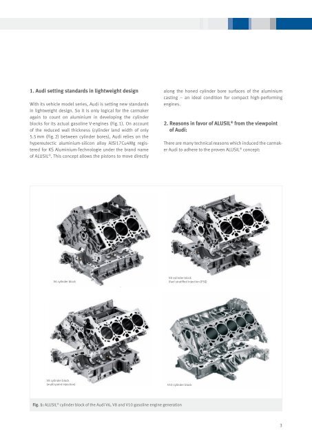 ALUSIL ® -Cylinder Blocks Porsche V6/V8 - KSPG AG