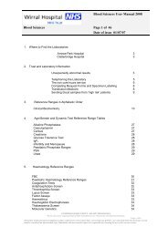 Blood Sciences User Manual 2008 Blood Sciences Page 1 of 46 ...