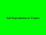 (i) Soil Degradation in Tropics[08.11.13] - Ggu.ac.in