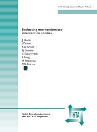 Evaluating non-randomised intervention studies - NIHR Health ...
