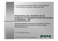 Fortschreibung der „Richtlinien für die Gestaltung von einheitlichen ...