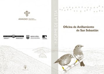 INFORME DE LA ESA - The European Union for Bird Ringing