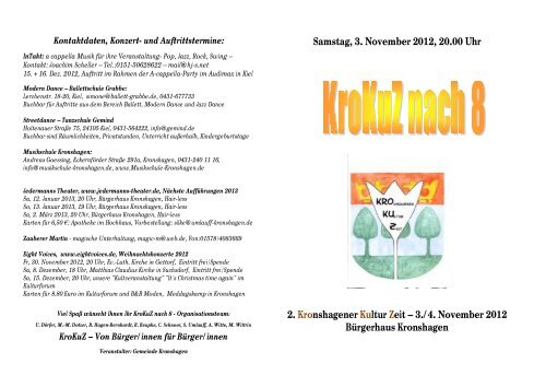 Programm - Kronshagen