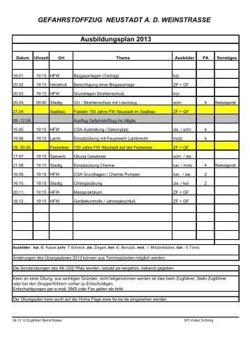 GEFAHRSTOFFZUG NEUSTADT A. D. WEINSTRASSE ...