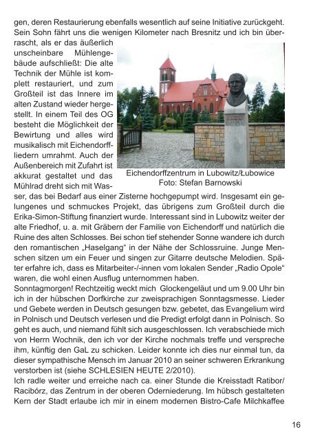 Gruß aus Lomnitz Juni 2010 - Verein zur Pflege schlesischer Kunst ...